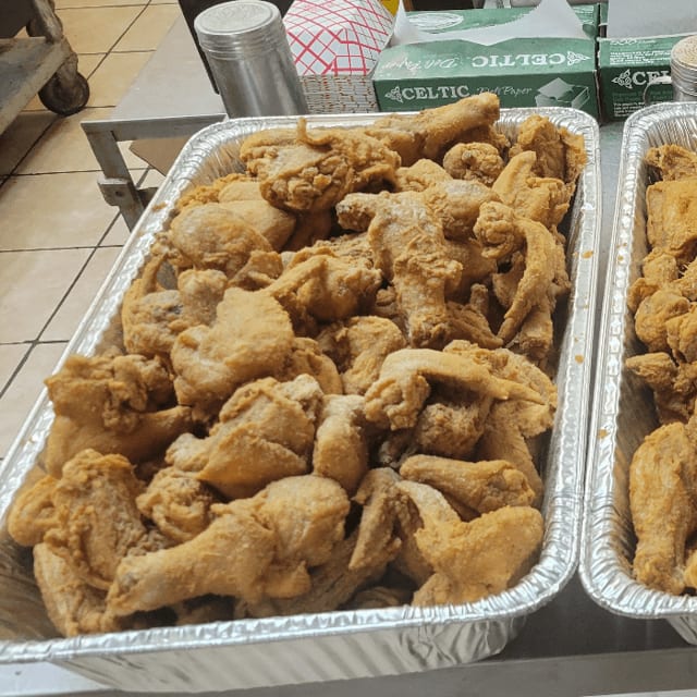 12pc Leg and Thigh With fries.